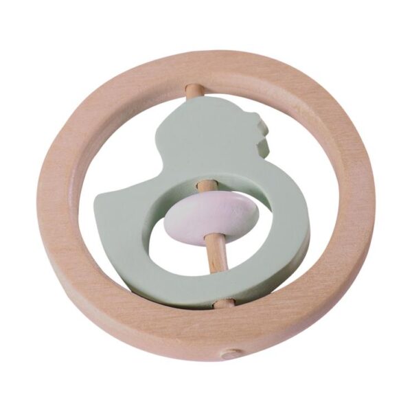 Wooden Duck Hand Rattle