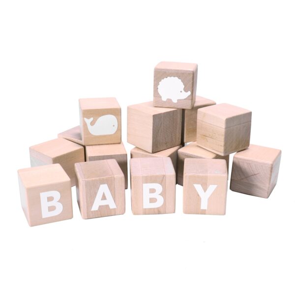 Alphabet Blocks with Stickers - Image 2