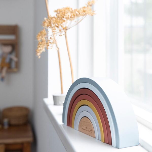 Little Dutch - Stacker Rainbow Pure & Nature - Image 2