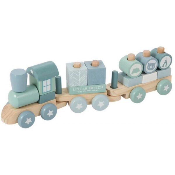 Little Dutch - Wooden Stacking Train - Image 4