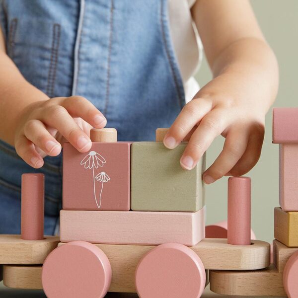 Little Dutch - Wooden Stacking Train - Image 8