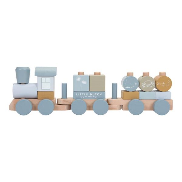 Little Dutch - Wooden Stacking Train - Image 5