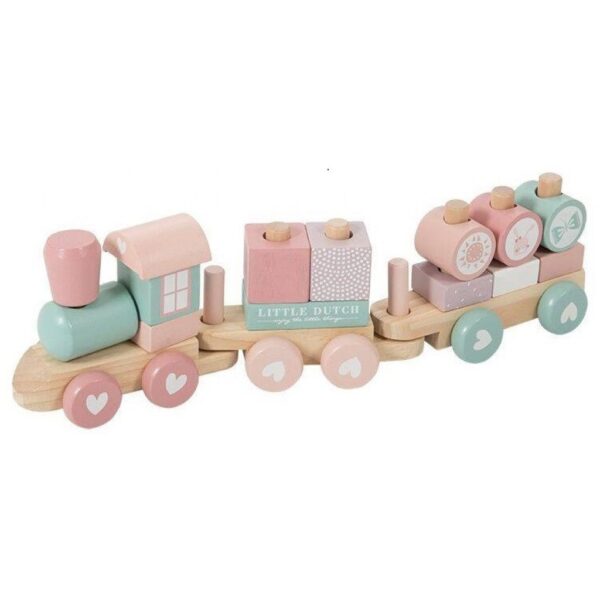 Little Dutch - Wooden Stacking Train - Image 2