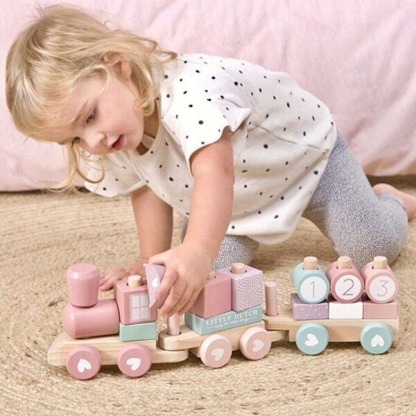 Little Dutch - Wooden Stacking Train