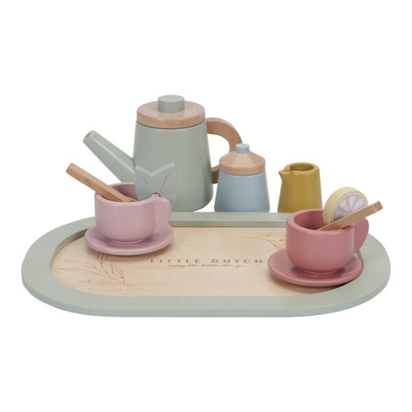 Little Dutch - Wooden Tea Set Multi Colour - Image 2