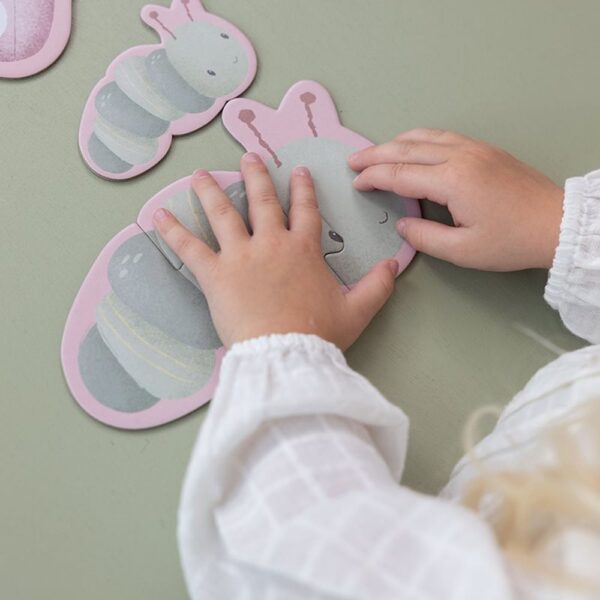 Little Dutch - 6 in 1 Puzzles Flowers & Butterflies - Image 2