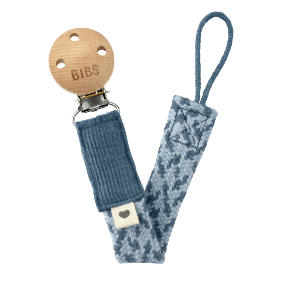 BIBS - Pacifier Clips - Petrol/Baby Blue