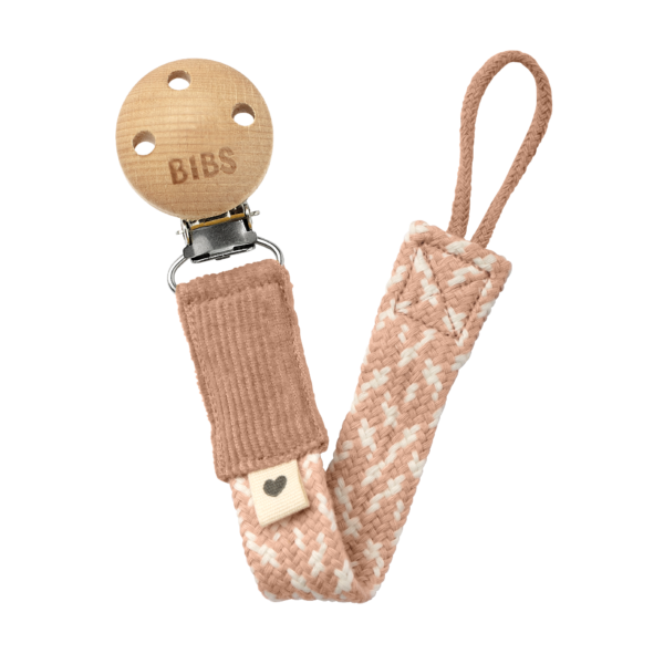 BIBS - Pacifier Clips - Blush/Ivory