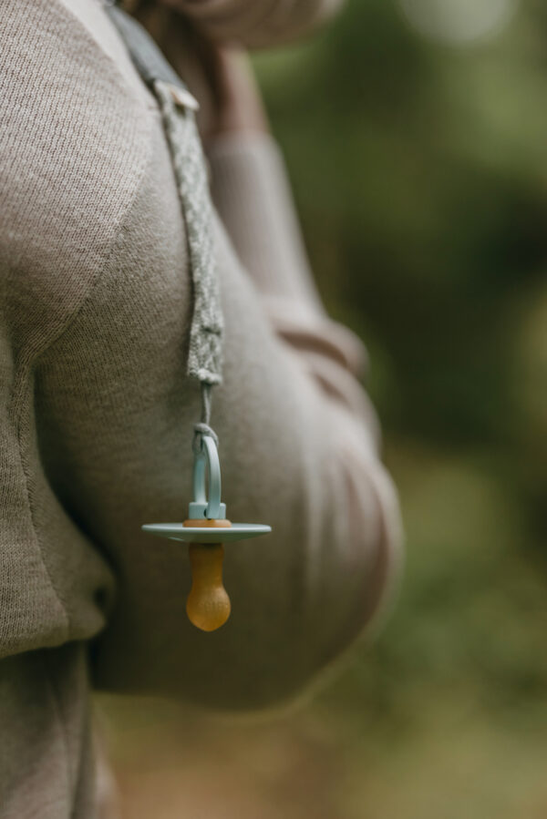 BIBS - Pacifier Clips - Iron/Cloud - Image 3