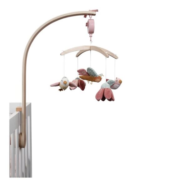 Little Dutch - Wooden Music Mobile Flowers and Butterflies