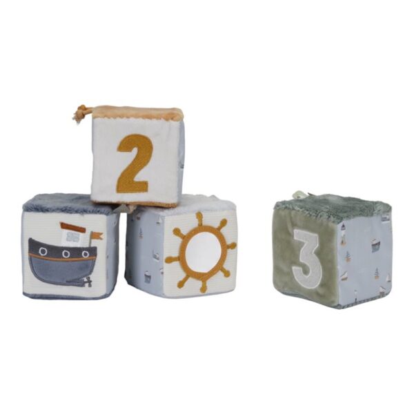 Little Dutch -Set of Soft Activity Cubes Sailors Bay