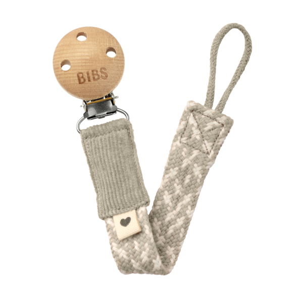BIBS - Pacifier Clips - Sand/Ivory