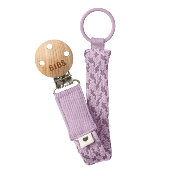 BIBS - Pacifier Clips - Mauve/Violet Sky